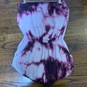 Tye Dye Strapless Romper